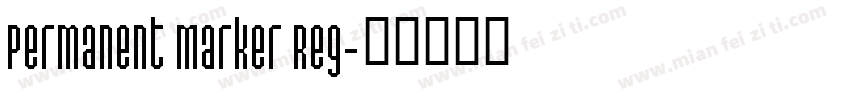 Permanent Marker Reg字体转换
